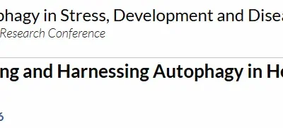 Gordon Research Conference: Autophagy in Stress, Development and Disease