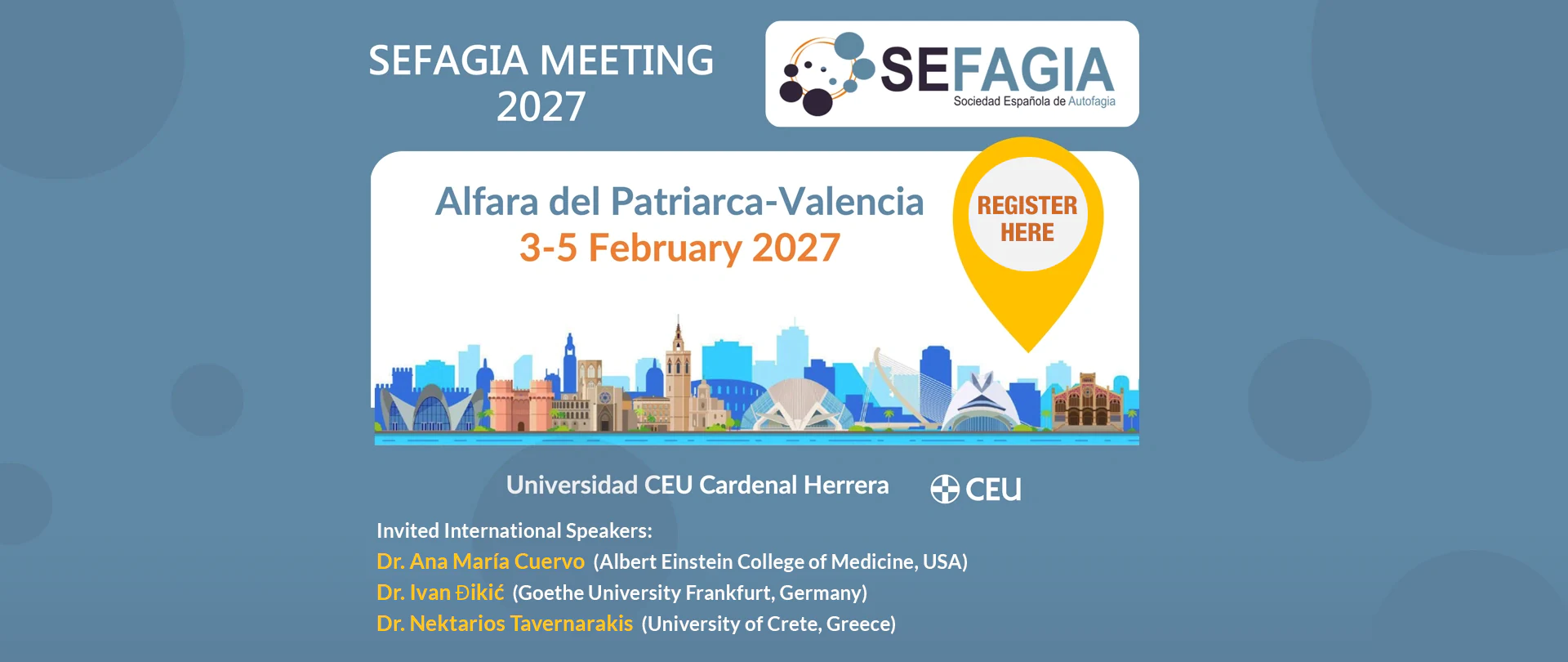 Sefagia Meeting 2027 - Register here!
